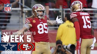 Dallas Cowboys vs San Francisco 49ers  2023 Week 5 Game Highlights [upl. by Aline]