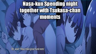 Nasa and Tsukasa Spend night together moments Over the moon for you cute moments [upl. by Pulling]