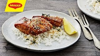 MAGGI Recipes Spicy Salmon Teriyaki [upl. by Pattin]