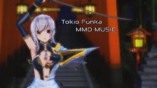 MMD Tokio Funka 「トキヲ・ファンカ」  Yowane Haku 弱音ハク [upl. by Einaffets]