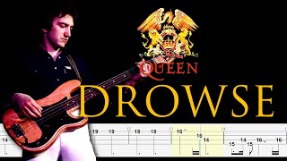 Queen  Drowse Bass Line  Tabs  Notation By John Deacon [upl. by Larok]