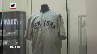 Babe Ruth jersey sells at auction for 241 million [upl. by Noryak]