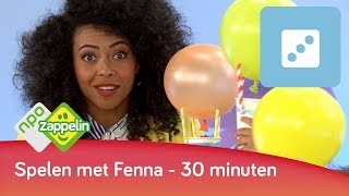 30 MINUTEN LANG SPELEN  Spelletjes spelen met Fenna  NPO Zappelin [upl. by Yellac]