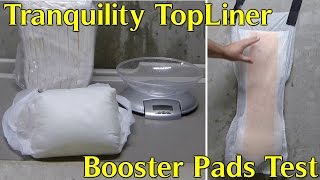 Tranquility TopLiner Booster Absorbency Test [upl. by Gnol399]