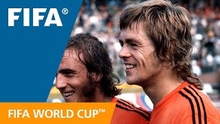 Netherlands 20 Brazil  1974 World Cup  Match Highlights [upl. by Llekram]