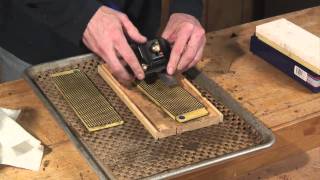 How to Sharpen A Chisel With Diamond Hones and a Honing Guide [upl. by Ayaros]