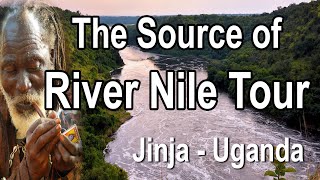 The Source of River Nile Tour Jinja Uganda [upl. by Aitetel]