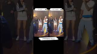 OMBRINHO Dance AI Shorts comparison ombrinho 옴브리뉴 dance trend fyp shorts ai [upl. by Chill]