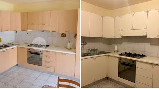 IKEA kitchen  from BAD to FAB 🇮🇹italy renovation trending [upl. by Ylluz]