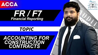 Construction Contracts  IFRS15  Financial Reporting FR [upl. by Tortosa]