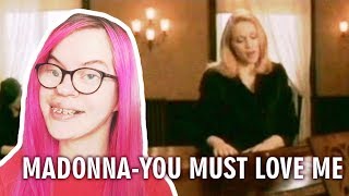 MADONNA  YOU MUST LOVE ME REACTION  Sisley Reacts [upl. by Tewell]