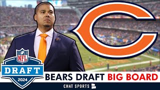 2024 Chicago Bears Draft Big Board Top 20 NFL Draft Prospects Ryan Poles Should Target [upl. by Stirling]