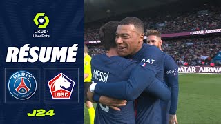 LOSC LILLE  PARIS SAINTGERMAIN 1  7  Résumé  LOSC  PSG  20222023 [upl. by Frodin509]