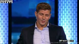 Steven Gerrard saying quotYeah of coursequot with oblivion music for an hour [upl. by Kcirrej406]