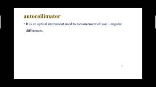 autocollimator in metrology [upl. by Kinney]