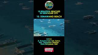 DENPASAR BEACH 10  Beautiful SEMAWANG BEACH  Denpasar City [upl. by Aioj]