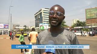 la pose de la première pierre de la session urbaine de lauto route Yaoundé nsimalen [upl. by Skye]