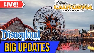 🔴Live Lots of UPDATES at Disneyland Resort [upl. by Modla]