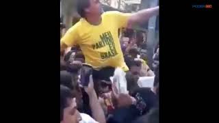 Assista ao momento do esfaqueamento de Bolsonaro em 6 de setembro de 2018  3 [upl. by Salakcin761]