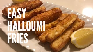 Easy Halloumi Chips  Fries [upl. by Denison]