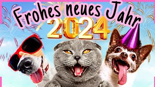 LUSTIGE Neujahrsgrüße 2024 🥳 Hab ein frohes neues Jahr 🎉 [upl. by Giordano]