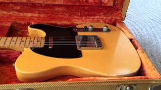 1950 NoCaster Cunetto Unreal 1st Year Fender Tele wwweddievegascom Custom Shop Relic Eddie Vegas [upl. by Lynden]