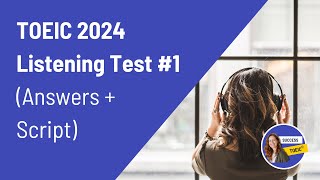 TOEIC Full listening test 2024 answers  transcript [upl. by Entroc]