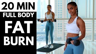 FULL BODY FAT BURN 🔥 Workout  NO JUMPING NO SQUATS NO LUNGES [upl. by Elime]