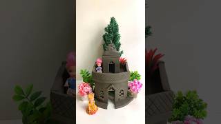 Amazing clay house 🏠🔥 diy craft clayhouse shorts [upl. by Sandra]