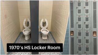 1970’s High School Locker Room amp Restroom [upl. by Doscher]