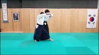 AIKIDO Esame di 6 kyu katatetori aihanmi Shionage omote [upl. by Vadim]