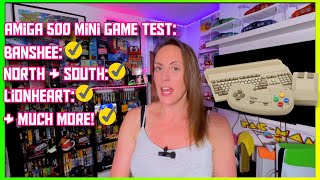 Amiga 500 Mini Testing NEW Games that you suggested [upl. by Anneres]