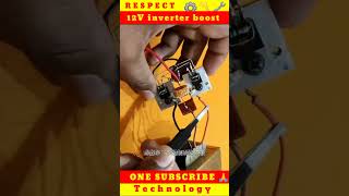 12V inverter boost 220V circuit production Technology experiment howtomakeinverterathome [upl. by Gibun]