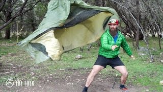 How to Setup Gossamer Gears The One Tent [upl. by Mikkel158]