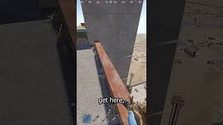 ZERO fall damage method for Launch Site rustgame rust [upl. by Ailet]