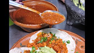 Salsa para tacos al pastor RecetasdeLuzMa [upl. by Allicirp]