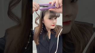 Curler and straightener in one amazing beauty products hair hack hairstyling hairstyle shorts [upl. by Rhea]