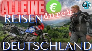 MOTORRADREISE DEUTSCHLAND Film 💰Kosten ✅ Kilometer ✅ Locations [upl. by Kathie]