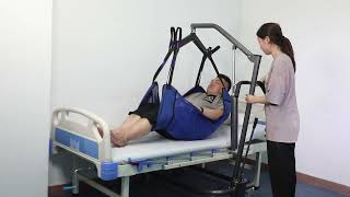 HillRom  Liko® Lifts amp Slings  Transfer from Chair to Bed Bariatric [upl. by Adda201]