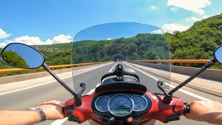 2012 PIAGGIO BEVERLY 350  TOP SPEED  POV 4K [upl. by Esinev892]