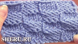 Easy To Knit Stitch Patterns Урок 8 Узор вязаный спицами [upl. by Annaliese]