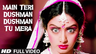 Main Teri Dushman Dushman Tu Mera Video Song  Nagina  Lata Mangeshkar  Rishi Kapoor Sridevi [upl. by Ecylahs]