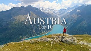 Top 10 Places To Visit In Austria [upl. by Aerdnat]