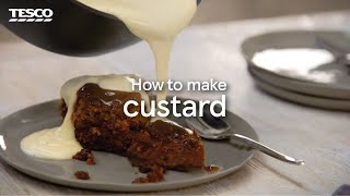 How to Make Custard  Tesco [upl. by Bobby572]