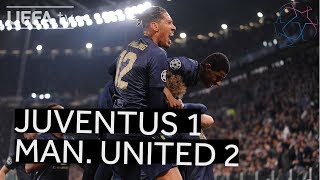 JUVENTUS 12 MAN UNITED UCL HIGHLIGHTS [upl. by Christalle]