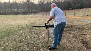 Firing the Browning M1919 30 cal [upl. by Rehpretsirhc]