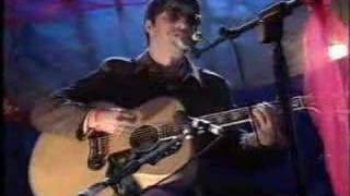 Oasis Wonderwall  Backstage Glastonbury 95 first wonderwall Performance ever [upl. by Ativad]