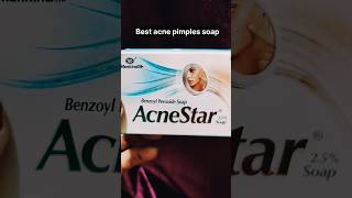 Best facewash for acne pimples problemsAcnestar soap reviewskincareshortsshortsfeed [upl. by Inek]