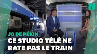 Ce studio télé pour les JO de Pékin ne ressemble à aucun autre [upl. by Moon]