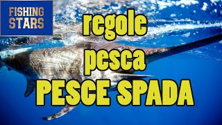 PESCE SPADA  regole per poterlo pescare [upl. by Nemra]